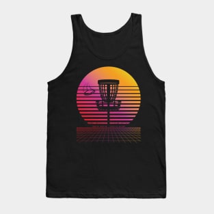 Retro Disc Golf Vintage Flying Disc Golf Lovers Golfer Tank Top